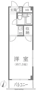 カオパレスNO.18【2階】の間取り