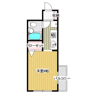 レイルビル【2階】の間取り