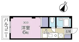 エスポアK&A【3階】の間取り