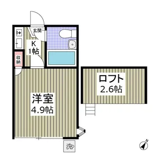 ライフピアマーキュリー【1階】の間取り