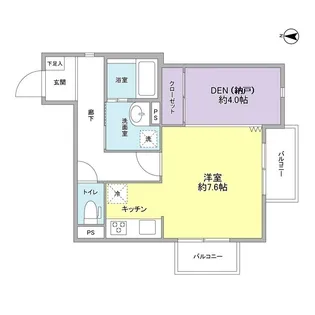メゾン・プリムヴェール【1階】の間取り