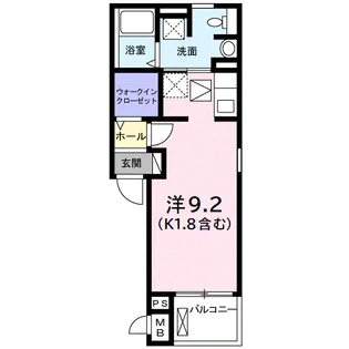 ネオグランツ【1階】の間取り