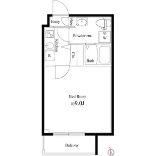 グリシーナ上北沢【5階】の間取り