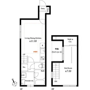 キングハウス吉祥寺A棟【1階】の間取り