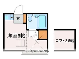 ハイツアリスト【2階】の間取り