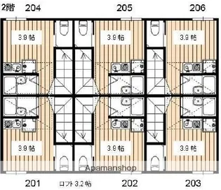 コンフォートテラス吉祥寺南【2階】の間取り