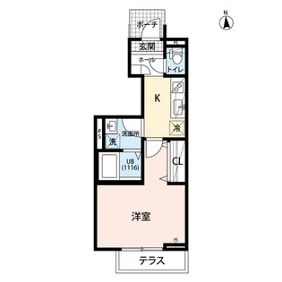 アムール下石神井【1階】の間取り