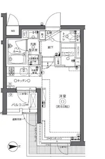 ZOOM中野坂上【1階】の間取り