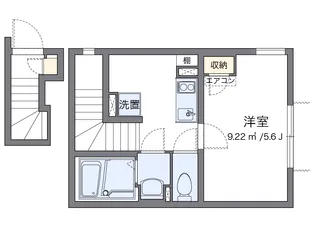 クレイノT 白鷺【2階】の間取り