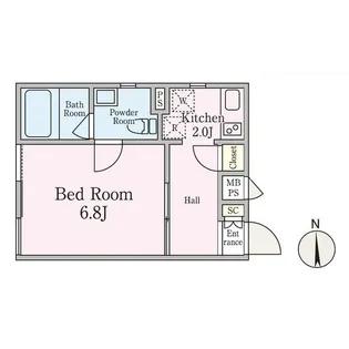 ハレノソラ【3階】の間取り