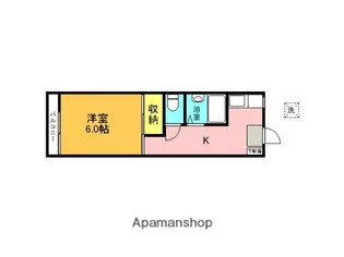 山口コーポ【2階】の間取り
