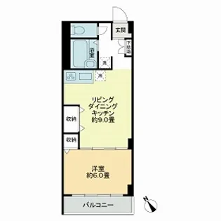 グリーンハイツ【3階】の間取り