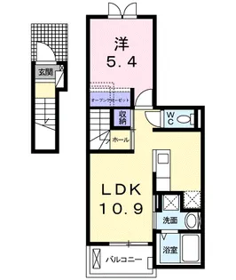 BLESS小平 A【2階】の間取り