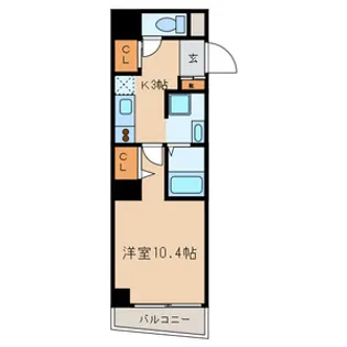 ボナール縁【10階】の間取り