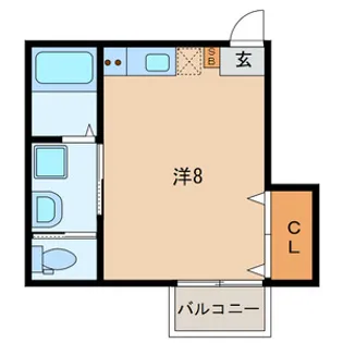 キャメル久米川【1階】の間取り
