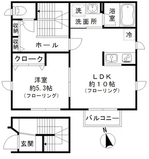 東京都杉並区高井戸西1丁目【アパート】の間取り