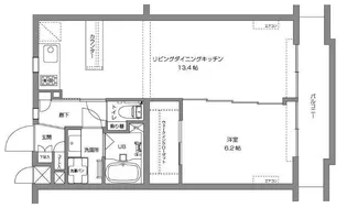 レジディア吉祥寺【1階】の間取り