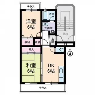 クレール18【1階】の間取り