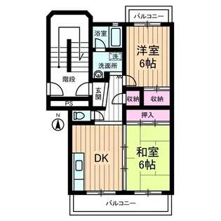 クレール18【3階】の間取り