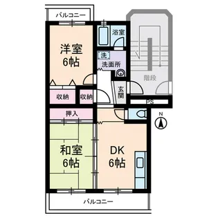 クレール18【1階】の間取り