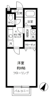 プライムコートI【2階】の間取り
