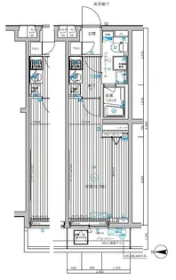 メインステージ武蔵関駅前【4階】の間取り