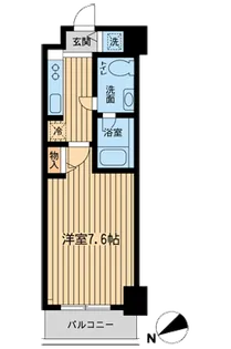 ミュプレ練馬桜台【6階】の間取り