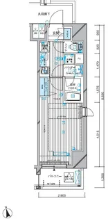 メインステージ西荻窪駅前ソレイユ【204号室号室】の間取り