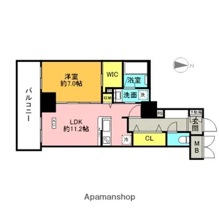 東京都武蔵野市境1丁目【マンション】の間取り