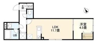 ウェルスクエアイズム高円寺【2階】の間取り