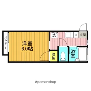 ヴィラローズ【1階】の間取り