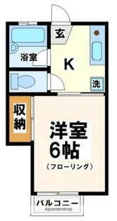 ヴィラローズ【1階】の間取り