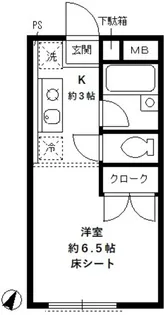 東京都中野区鷺宮5丁目【アパート】の間取り