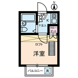 アムス阿佐ヶ谷【2階】の間取り