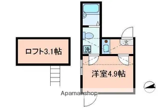ラフィーネ上石神井【3階】の間取り