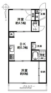 セラ若宮【2階】の間取り