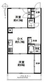 セラ若宮【2階】の間取り