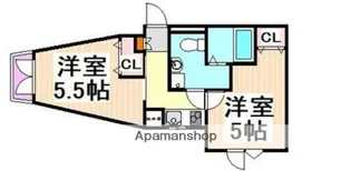 ラポルタイズミ【2階】の間取り