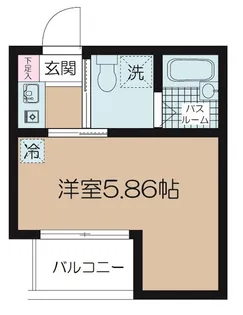 QUPS EKODA ーキュピス エコダー【2階】の間取り