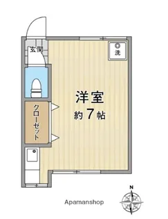 東田荘A棟【2階】の間取り