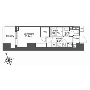 コンフォリア西荻窪【8階】の間取り