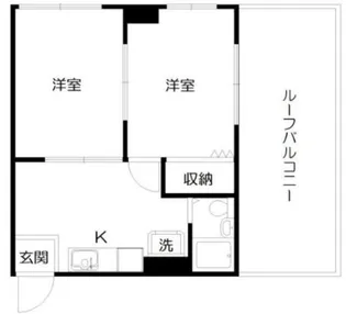 メゾンダイワ【4階】の間取り