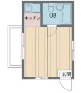 ポルシェ世田谷駒沢AB棟【2階】の間取り