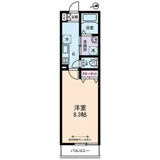 グランドール亀有Ⅴ【1階】の間取り