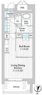 アビティグランデ砧【2階】の間取り