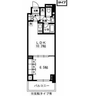 レジディア杉並方南町【5階】の間取り