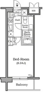 レジディア用賀【4階】の間取り