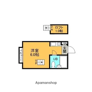 東京都小平市上水南町1丁目【アパート】の間取り