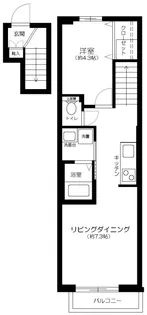 東京都杉並区高井戸西1丁目【アパート】の間取り