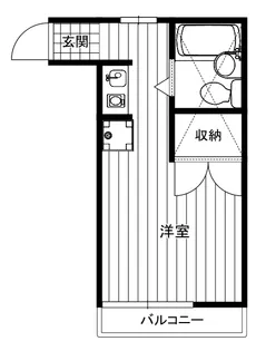 ユーハイツ【1階】の間取り